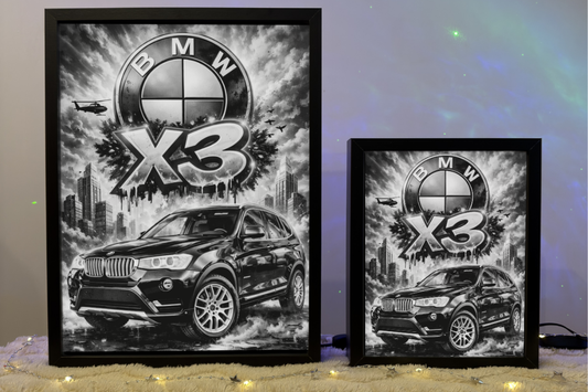 ObrazoLampka Prezent Lampka Nocna BMW X3 F25 Czarne 1