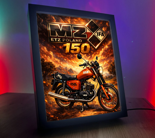 ObrazoLampka MZ ETZ 150 Czerwona 2