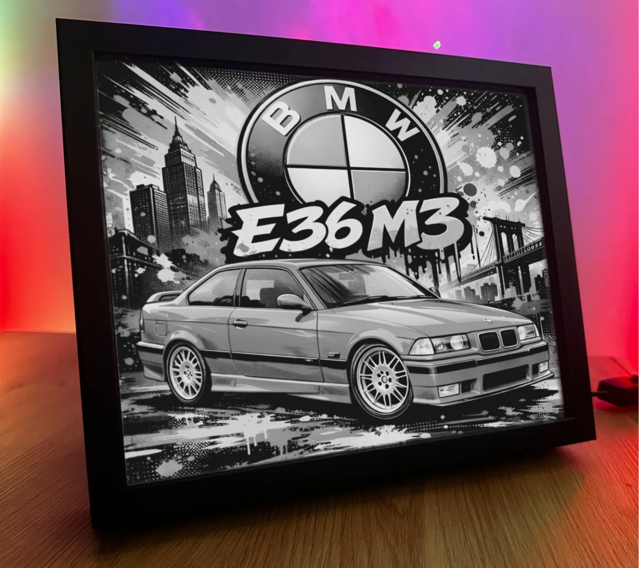 ObrazoLampka BMW M3 e36 Czerwone 1