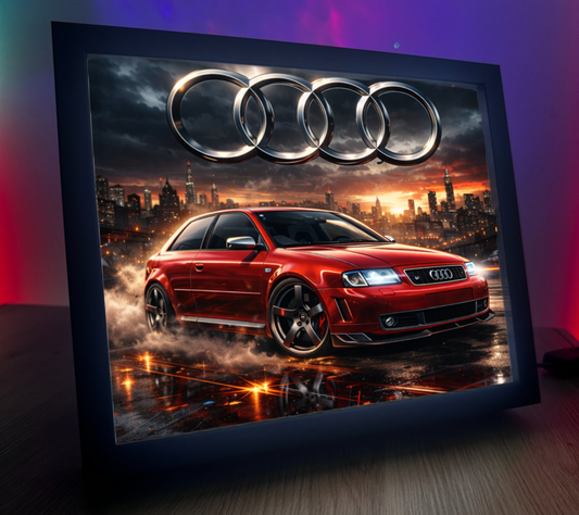 ObrazoLampka Audi A3 S3 Czerwone 3