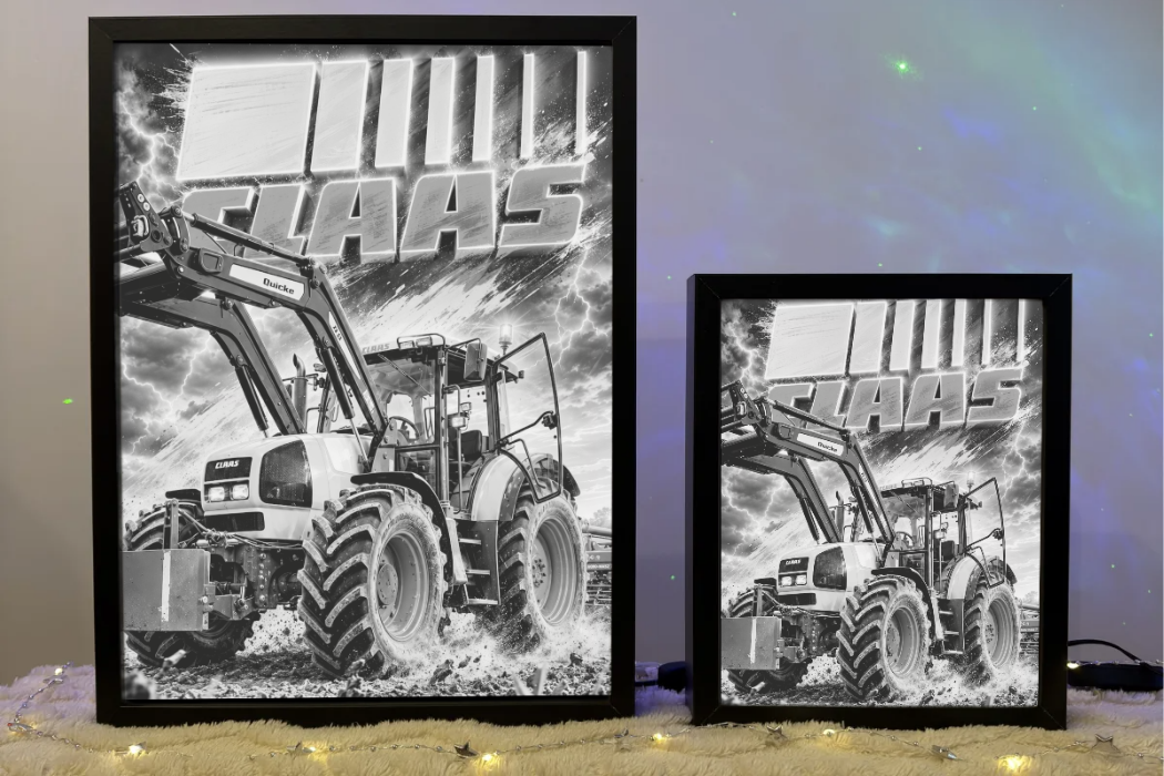 Claas Traktor Lampka Prezent ObrazoLampka 1