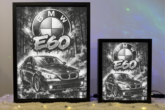 BMW E60 Butelkowa Zieleń Prezent Lampka Nocna ObrazoLampka 1
