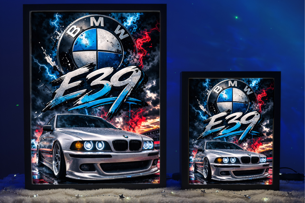 BMW E39 Srebrne Prezent Lampka Nocna ObrazoLampka 4