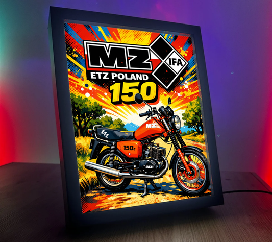 ObrazoLampka MZ ETZ 150 Czerwona 1