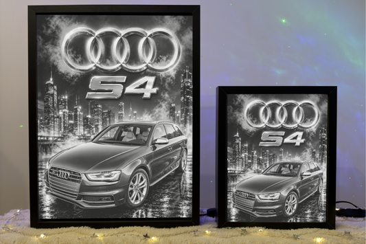 Audi A4 S4 Niebieskie Prezent Lampka Nocna ObrazoLampka 1