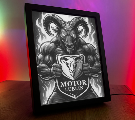 Obrazo Lampka Motor Lublin Byk 1