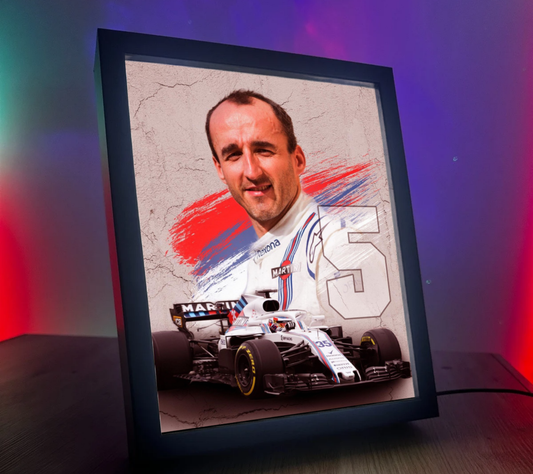 Obrazo lampka F1 Robert Kubica Plakat na prezent 2