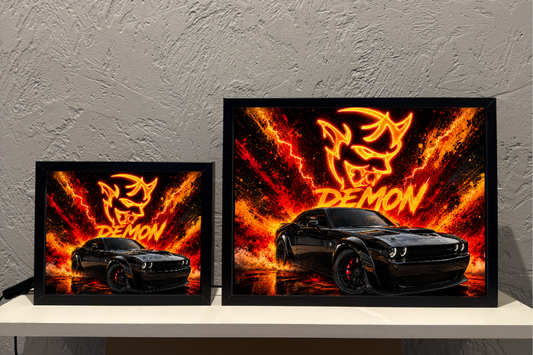 Dodge Challenger Demon Prezent dla Faceta Lampka Nocna ObrazoLampka 2