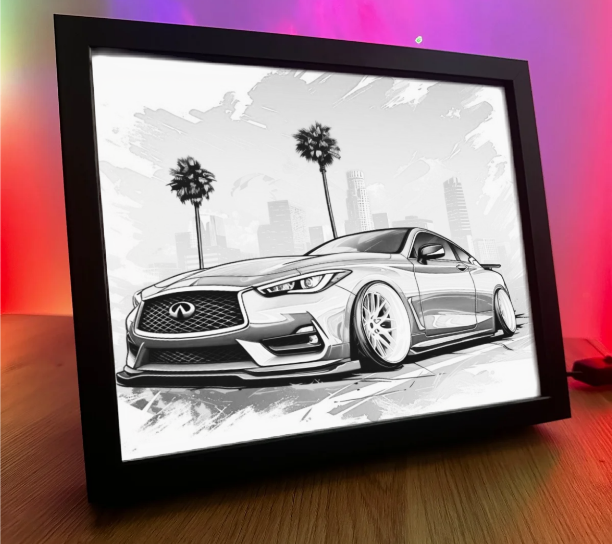 Obrazo lampka Infinity