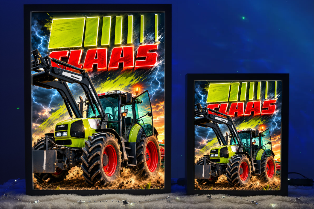 Claas Traktor Lampka Prezent ObrazoLampka 1