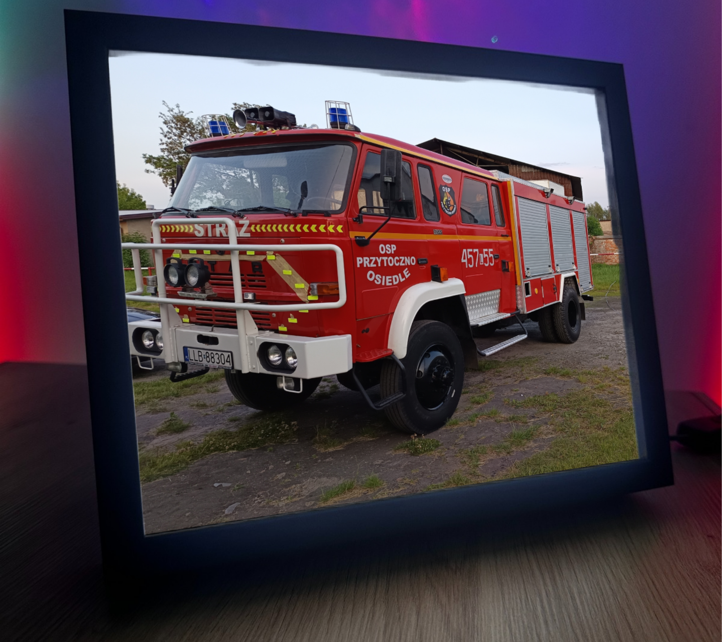 ObrazoLampka Indywidualna Straż pożarna STAR