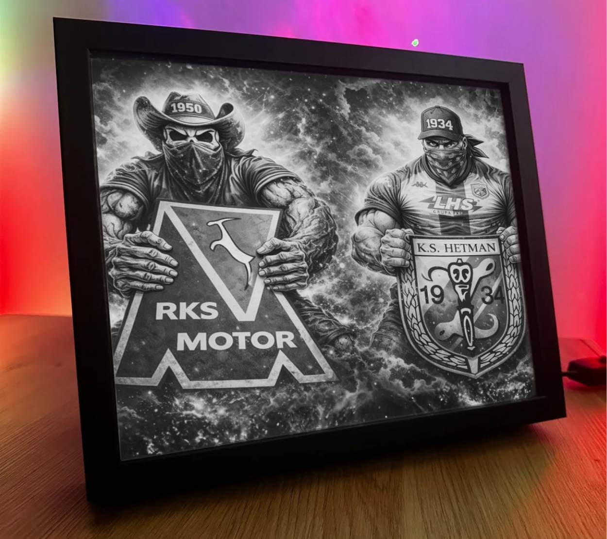 Obrazo Lampka RKS Motor Lublin & KS Hetman Zamość 1