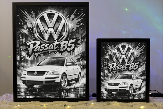 Passat B5 Sedan Biały Prezent Lampka Nocna ObrazoLampka 1
