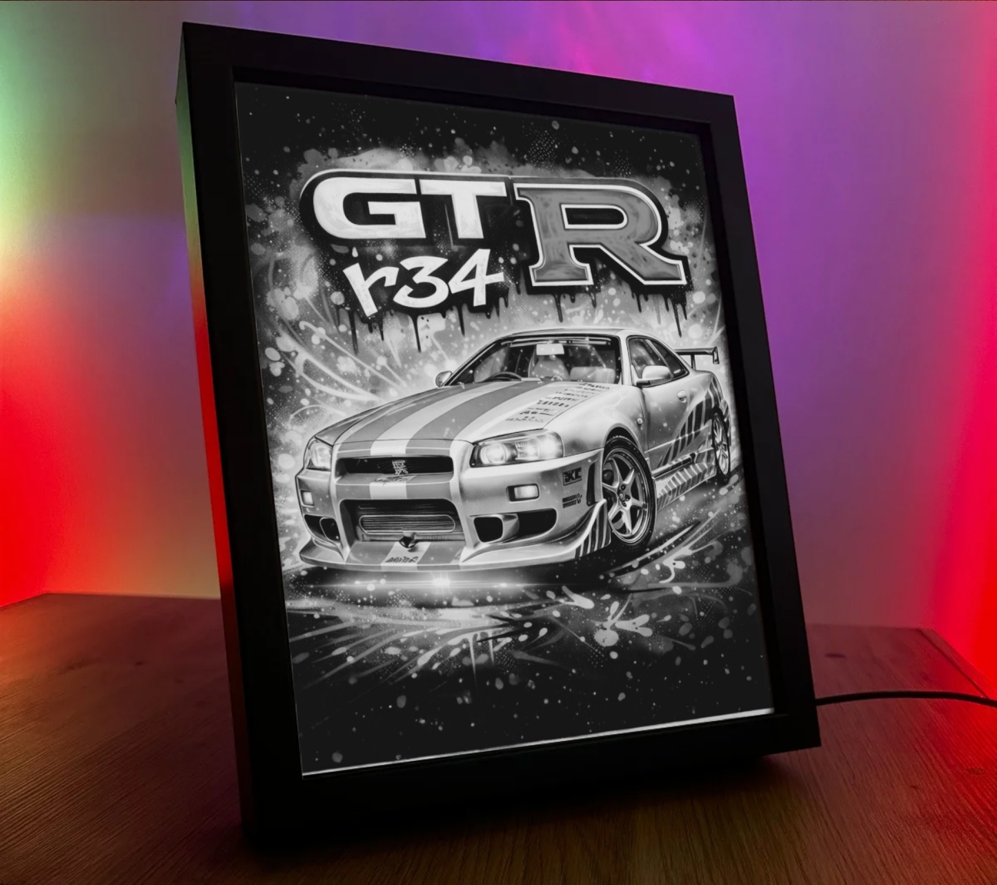 ObrazoLampka Nissan GTR 2