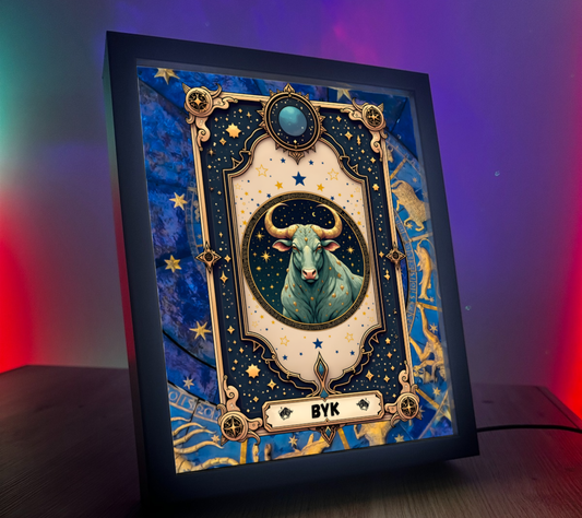 Obrazo Lampka Zodiak Byk