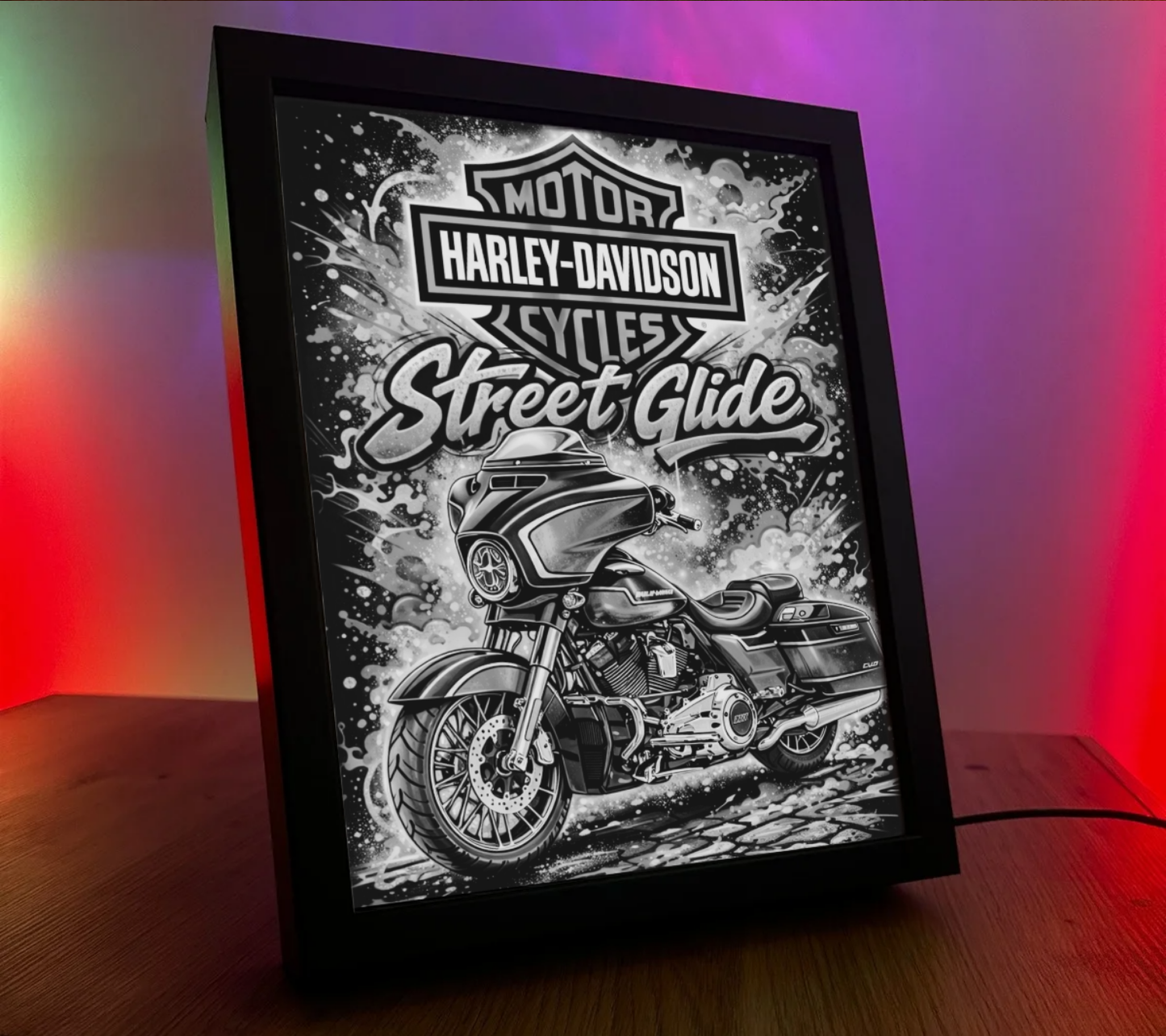 ObrazoLampka Harley Davidson 1