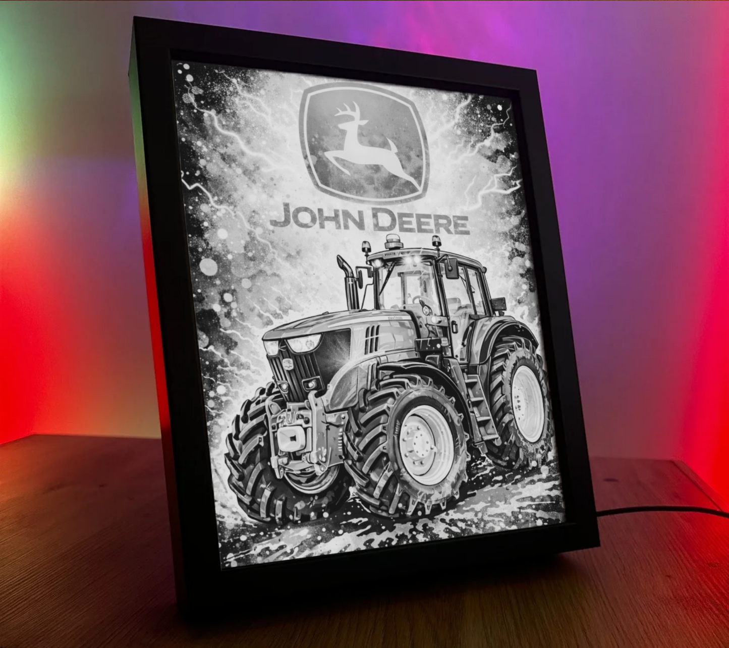 ObrazoLampka Traktor John Deere 3