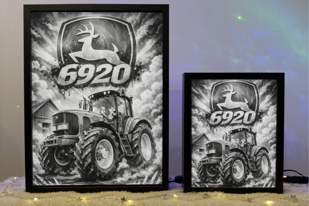 Traktor John Deere 6920 Lampka Nocna Pomysł na Prezent Obrazolampka 2