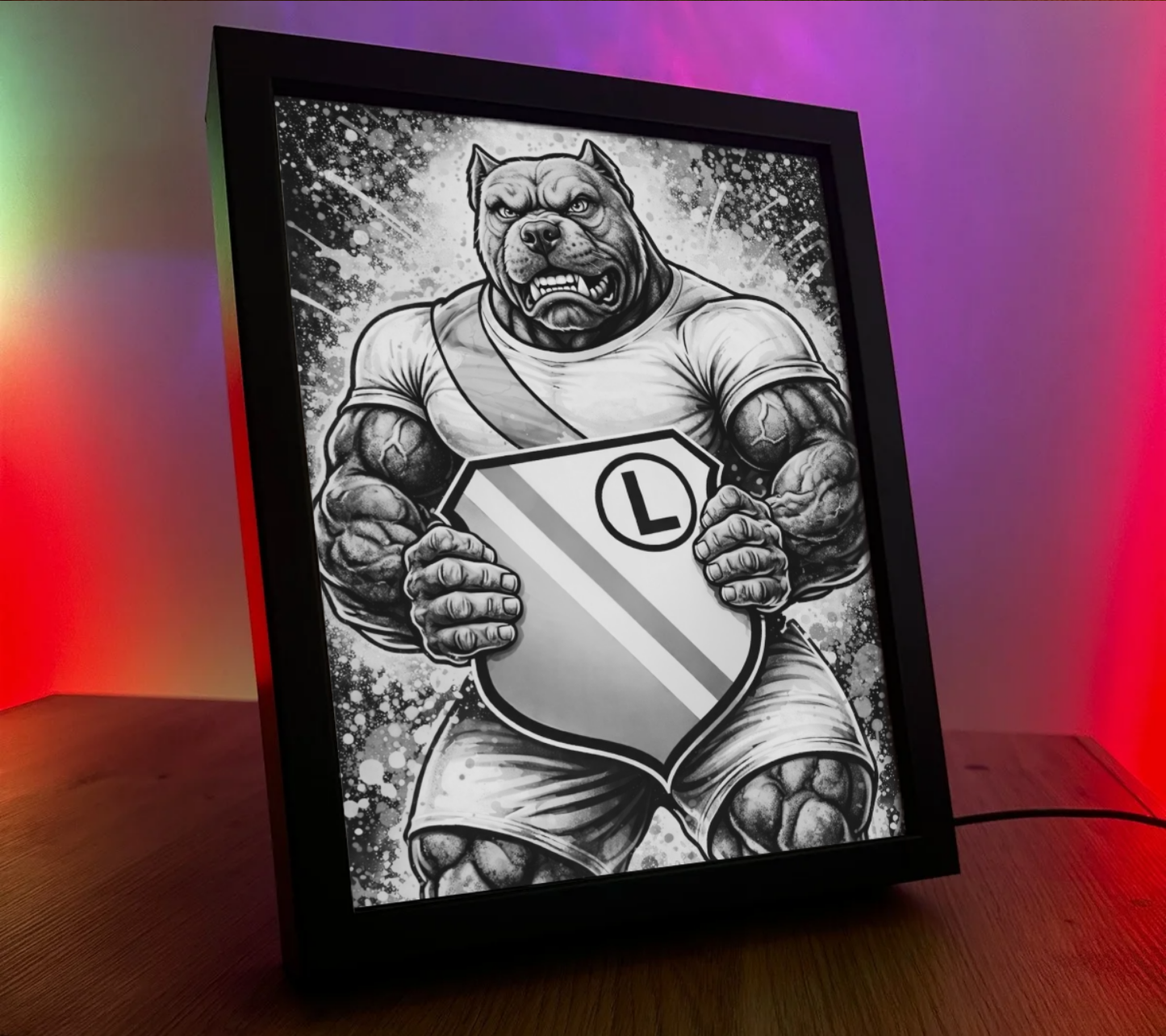 Obrazo Lampka Legia Warszawa 8