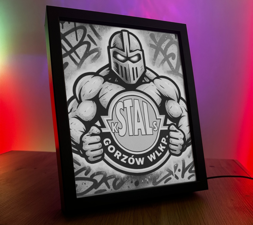 Obrazo Lampka Stal Gorzów WLKP.