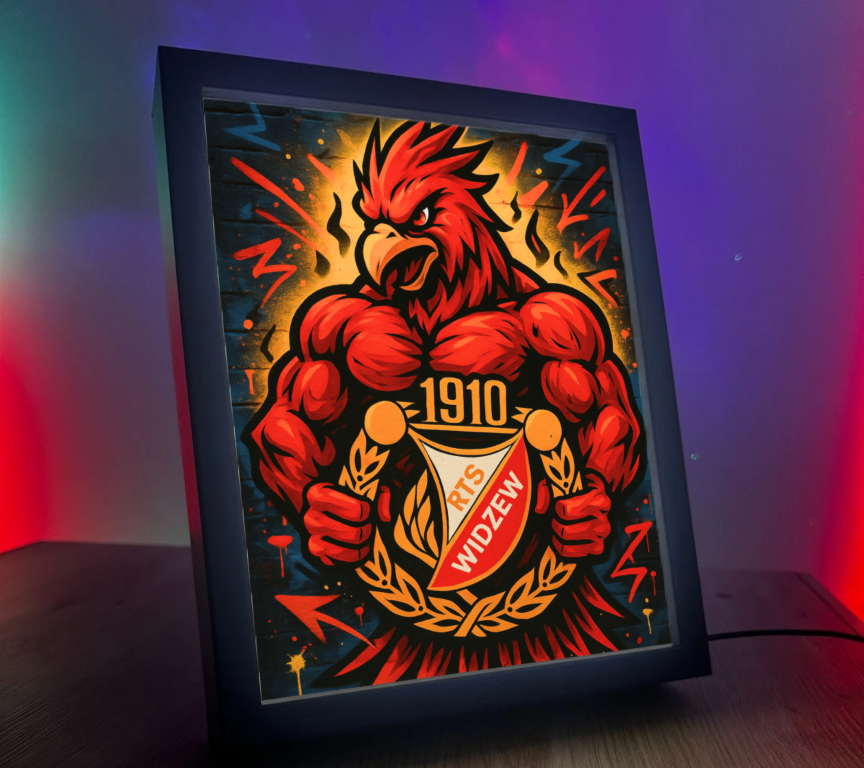 Obrazo Lampka Widzew Łódź