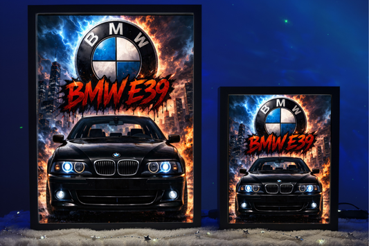 BMW E39 Czarne Prezent Lampka Nocna ObrazoLampka 2