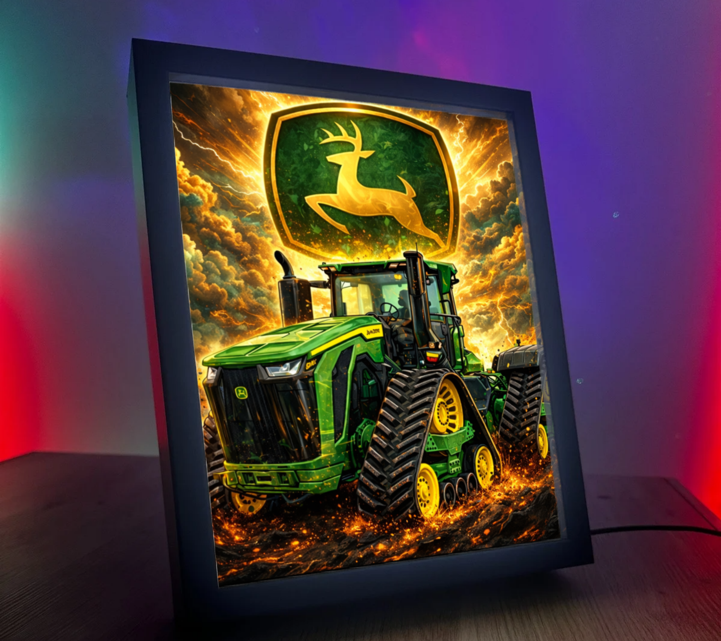 ObrazoLampka Traktor John Deere 2