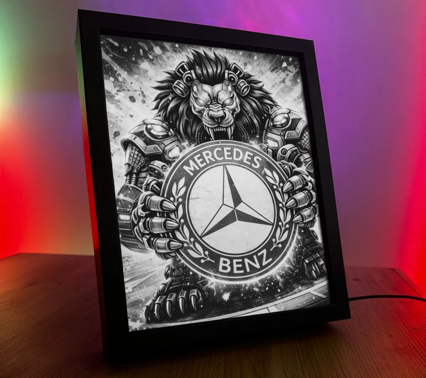 ObrazoLampka Logo Mercedes 2