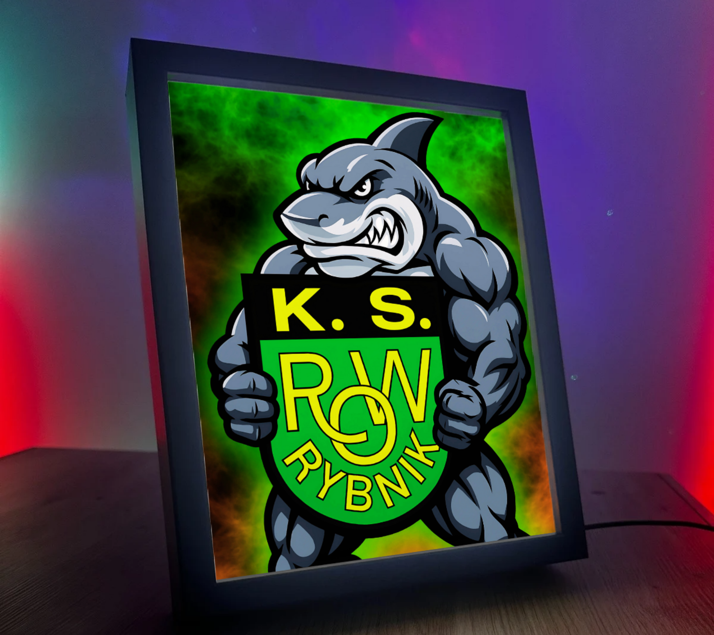 Obrazo Lampka Row Rybnik Rekin