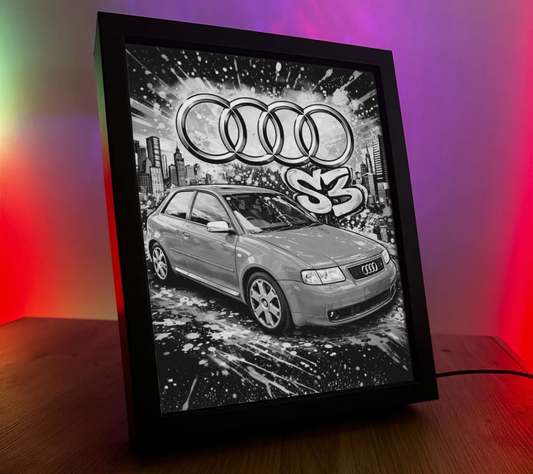 ObrazoLampka Audi A3 S3 Czerwone 2