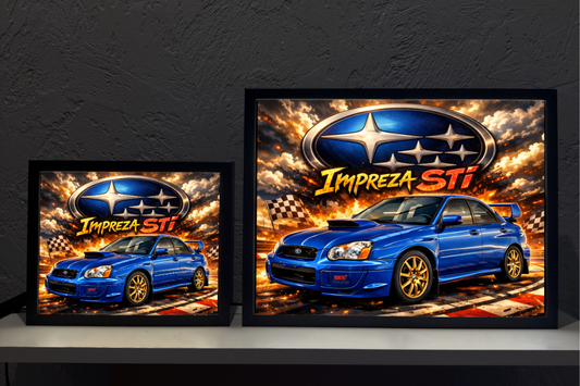 ObrazoLampka Prezent Lampka Nocna Subaru Impreza 1