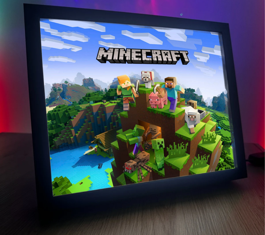 Obrazo-Lampka Minecraft 1