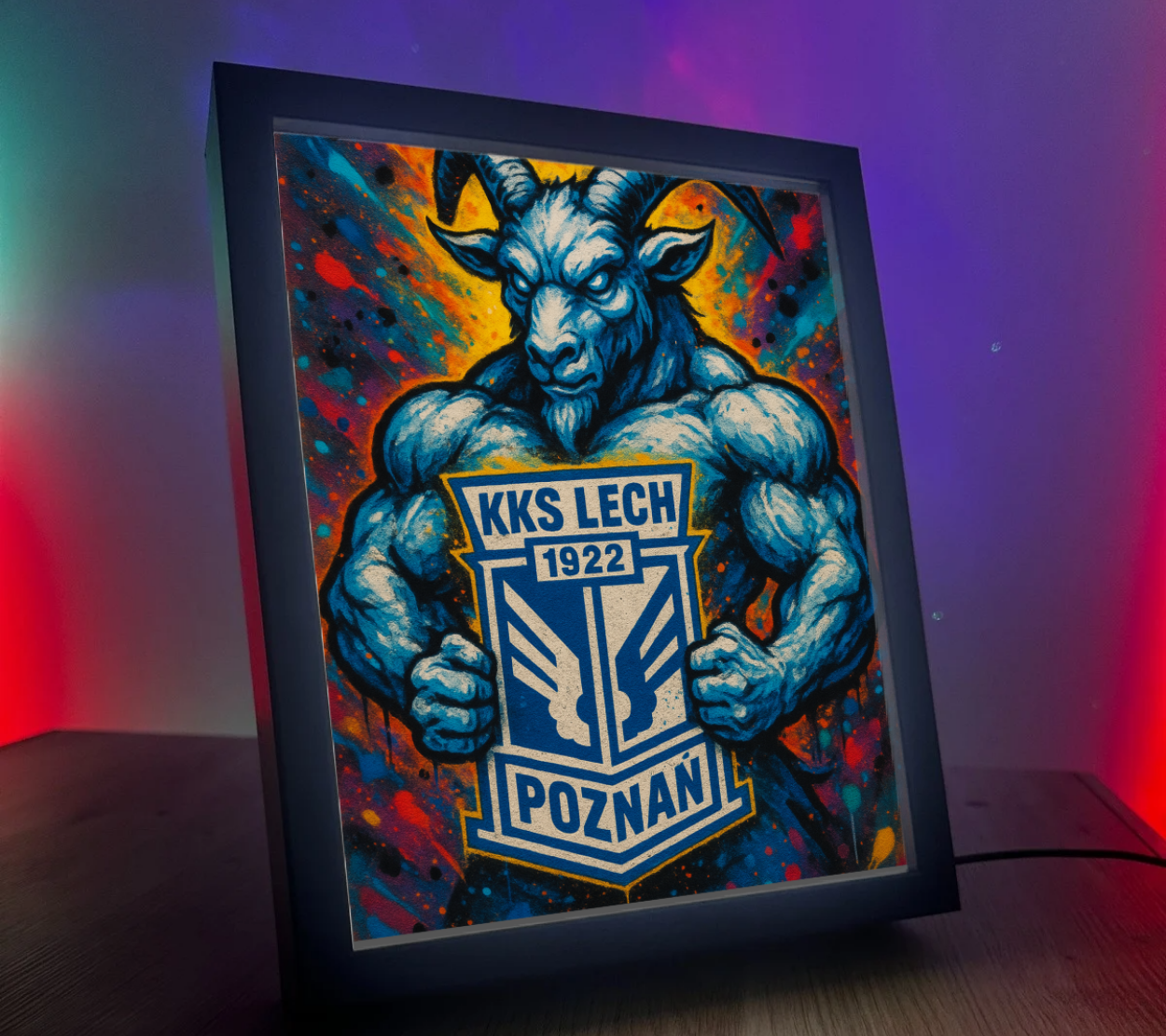 Obrazo Lampka Lech Poznań 2