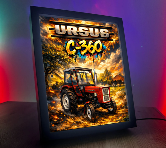 ObrazoLampka Traktor Ursus C360 C-360 z kabiną 5