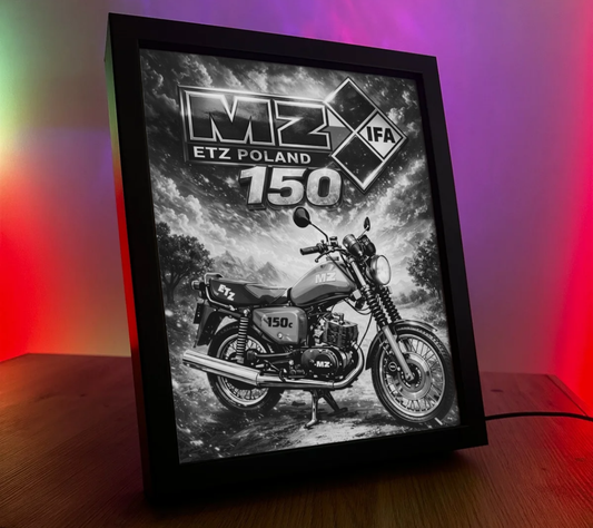 ObrazoLampka MZ ETZ 150 Czerwona 2