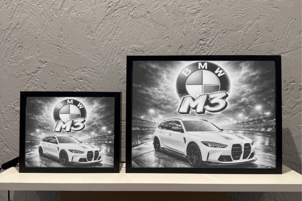 Prezent Dla Fana BMW M3 Touring Lampka Nocna ObrazoLampka 1