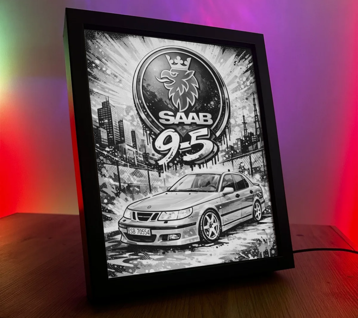 ObrazoLampka Saab 9-5 1