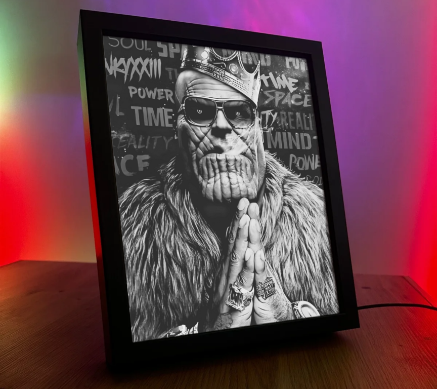 Obrazo-lampka Marvel Thanos