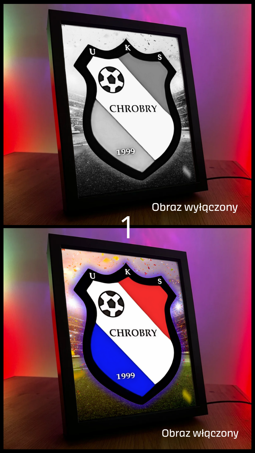 ObrazoLampka Indywidualna UKS Chrobry