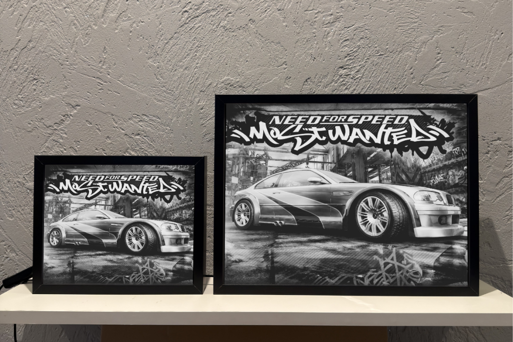 Need For Speed MW Prezent Lampka Nocna ObrazoLampka