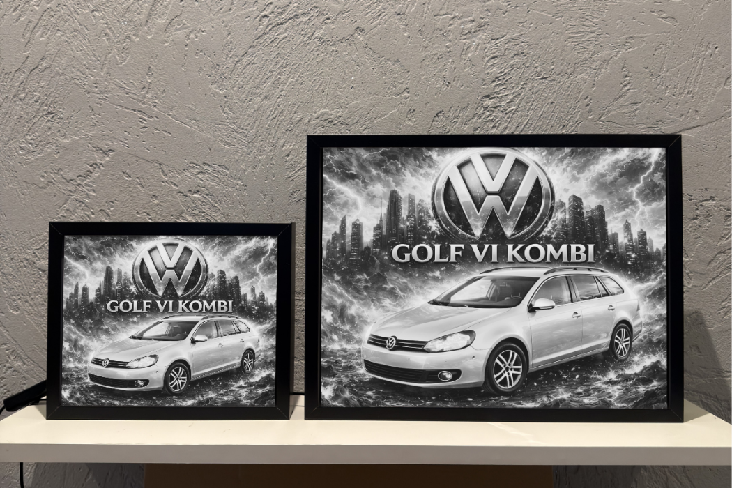 ObrazoLampka Prezent Lampka Nocna VW Golf 6 Kombi 1