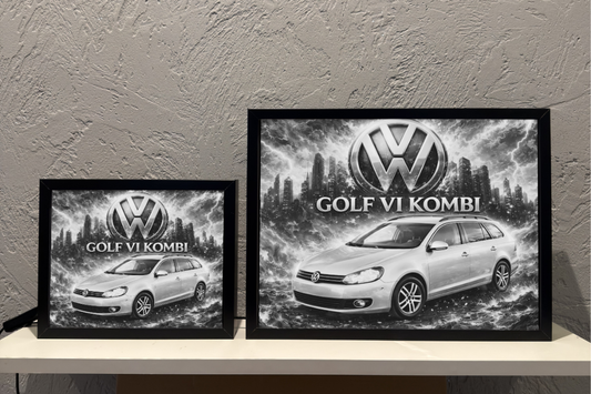 ObrazoLampka Prezent Lampka Nocna VW Golf 6 Kombi 1