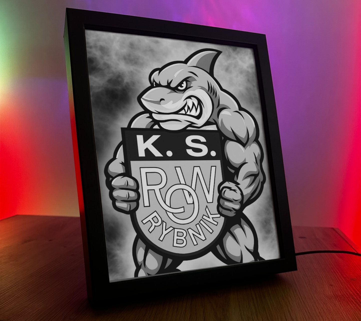 Obrazo Lampka Row Rybnik Rekin