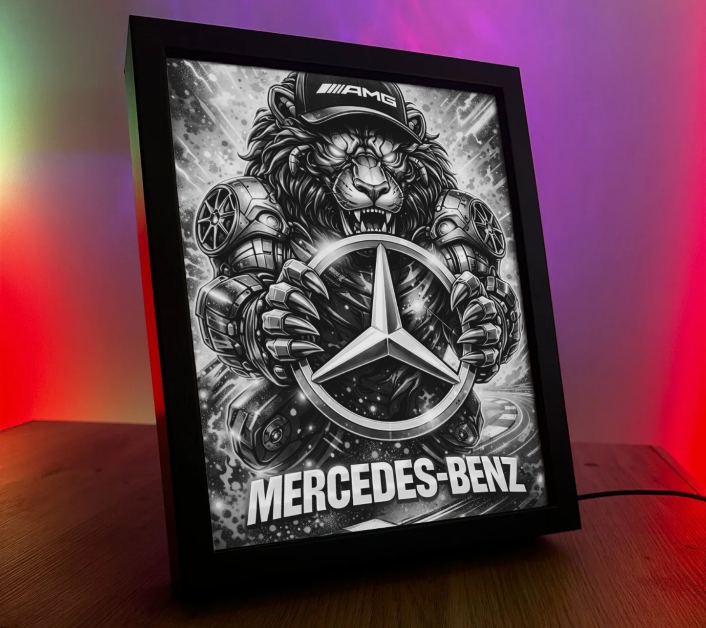 ObrazoLampka Logo Mercedes 1