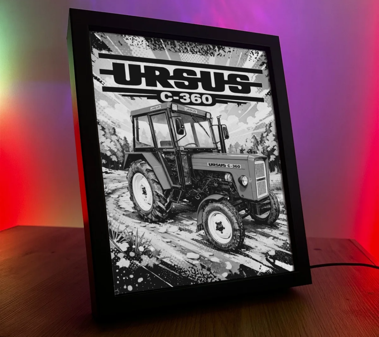 ObrazoLampka Traktor Ursus C-360 Z Kabiną 1