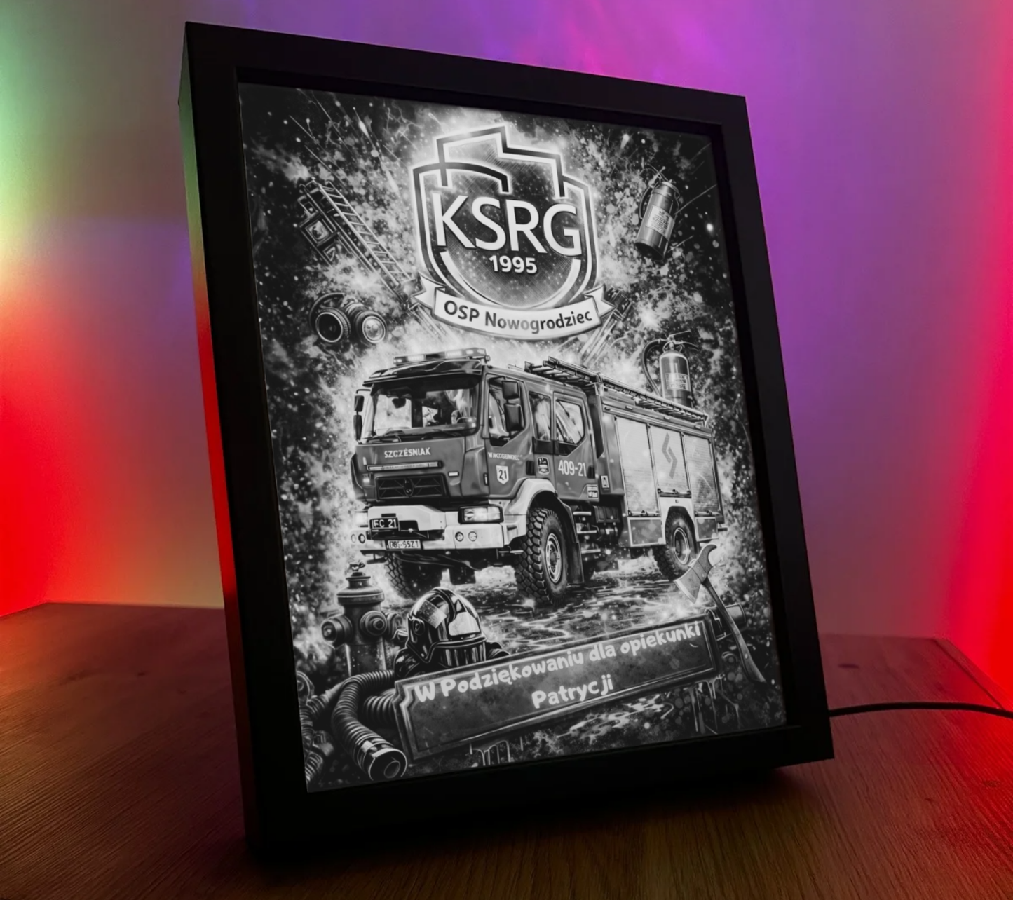 ObrazoLampka OSP Nowogrodziec Scania 1