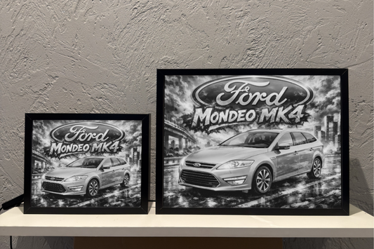 Ford Mondeo MK4 Kombi Srebrny Prezent Lampka Nocna ObrazoLampka 1