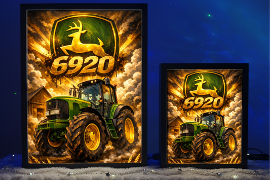 Traktor John Deere 6920 Lampka Nocna Pomysł na Prezent Obrazolampka 2