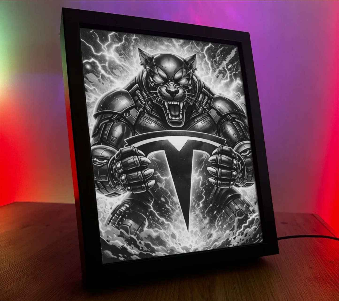 ObrazoLampka Logo Tesla 2