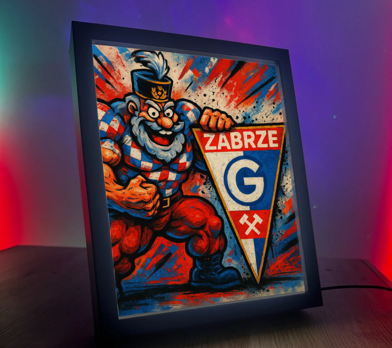 Obrazo Lampka Górnik Zabrze 1
